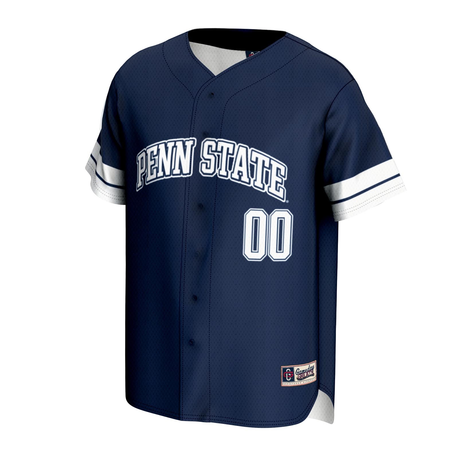[DDG] Penn State Nittany Lions GameDay Greats Unisex NIL Pick-A-Player Lightweight Baseball Jersey - Navy