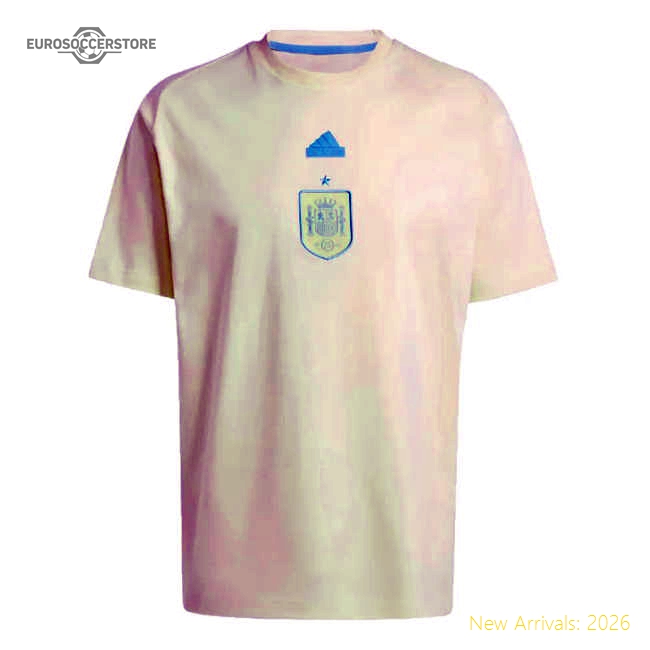 2024-2025 Spain Travel Tee (Yellow) (Hermoso 10)