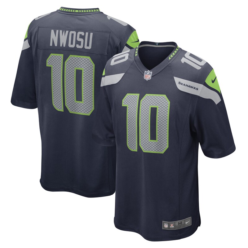 None Uchenna Nwosu SEA Seahawks Retro Official Jersey Football Apparel