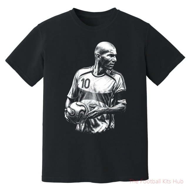 Zidane France World Cup Phantom Graphic Tee - Black