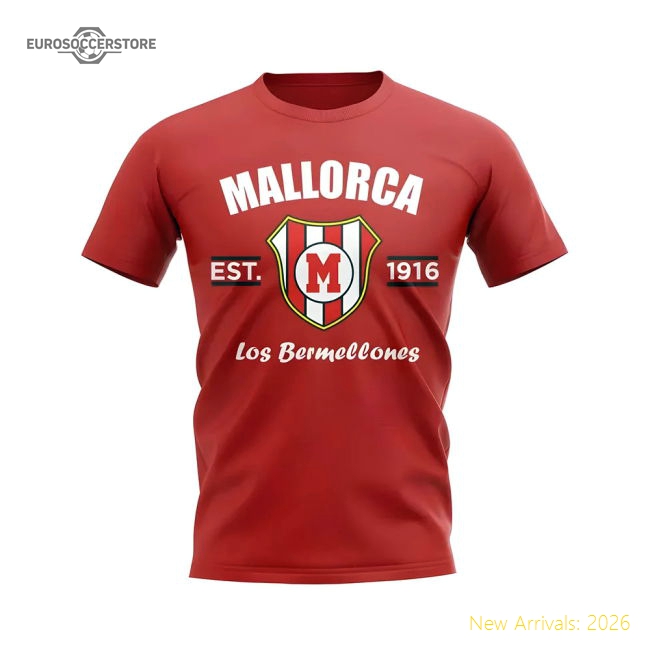 Top-Quality Mallorca Established Football T-Shirt (Red)