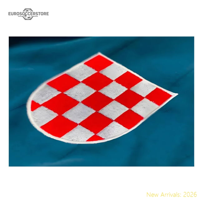 Croatia Kockasti Away Retro Football Shirt