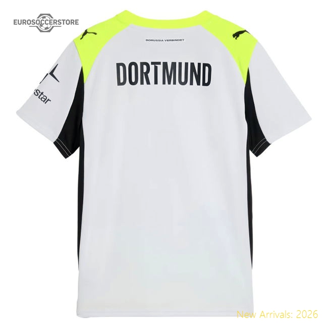 2025-2026 Borussia Dortmund Away Shirt (Kids)