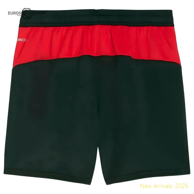 Match-Day 2025-2026 Ac Milan Home Shorts (Black) - Kids