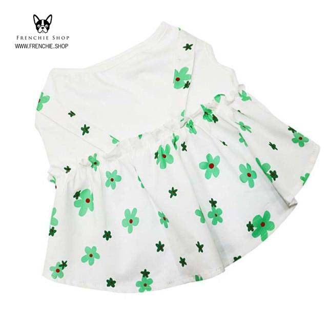 Frenchie-Fan Frenchie Summer Dress Floral Cotton (w305) for Street Style