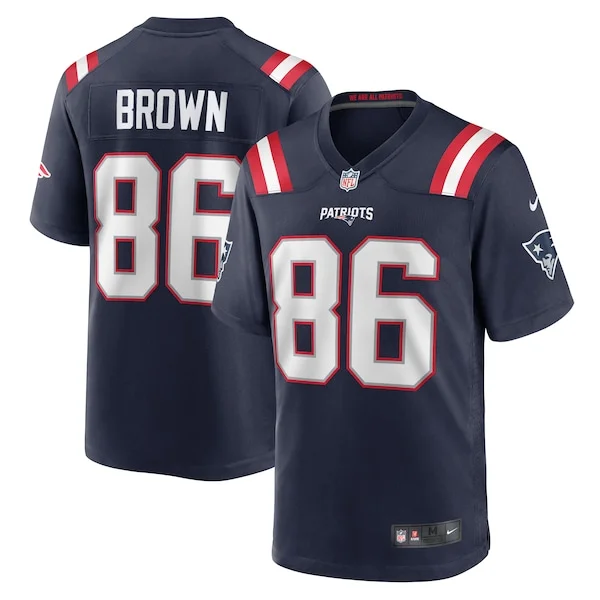 New England Patriots Game NFL Jersey - Navy | Authentic Football Ap...