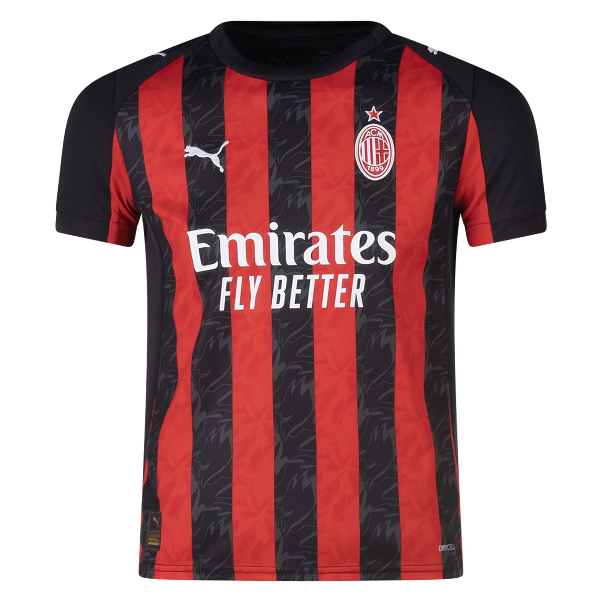 Puma Youth Christian Pulisic AC Milan Home Jersey 25/26 (Red/Black)