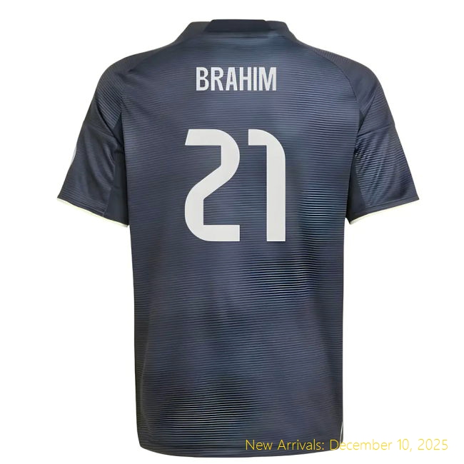 2025-2026 Real Madrid Away Shirt - Top Grade Jersey (Brahim 21) -...