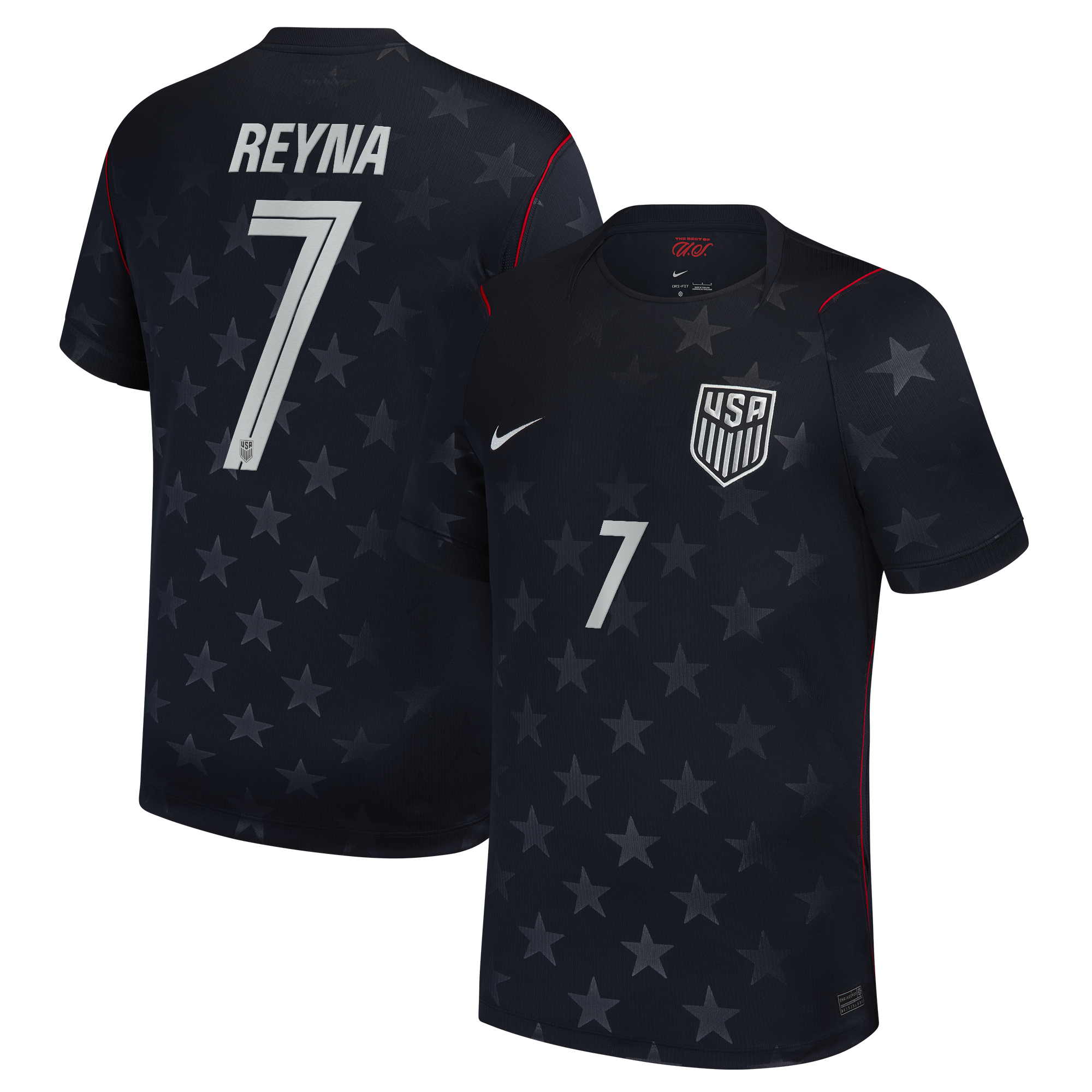 [SJH] Women's Giovanni Reyna USMNT 2026 Away Stadium Replica Jersey - Blue