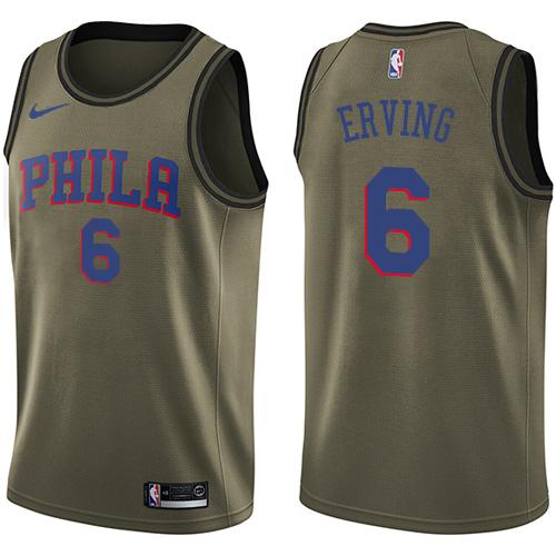 Superior 76ers Julius Erving #6 2024 Icon Swingman NBA Jersey Green -