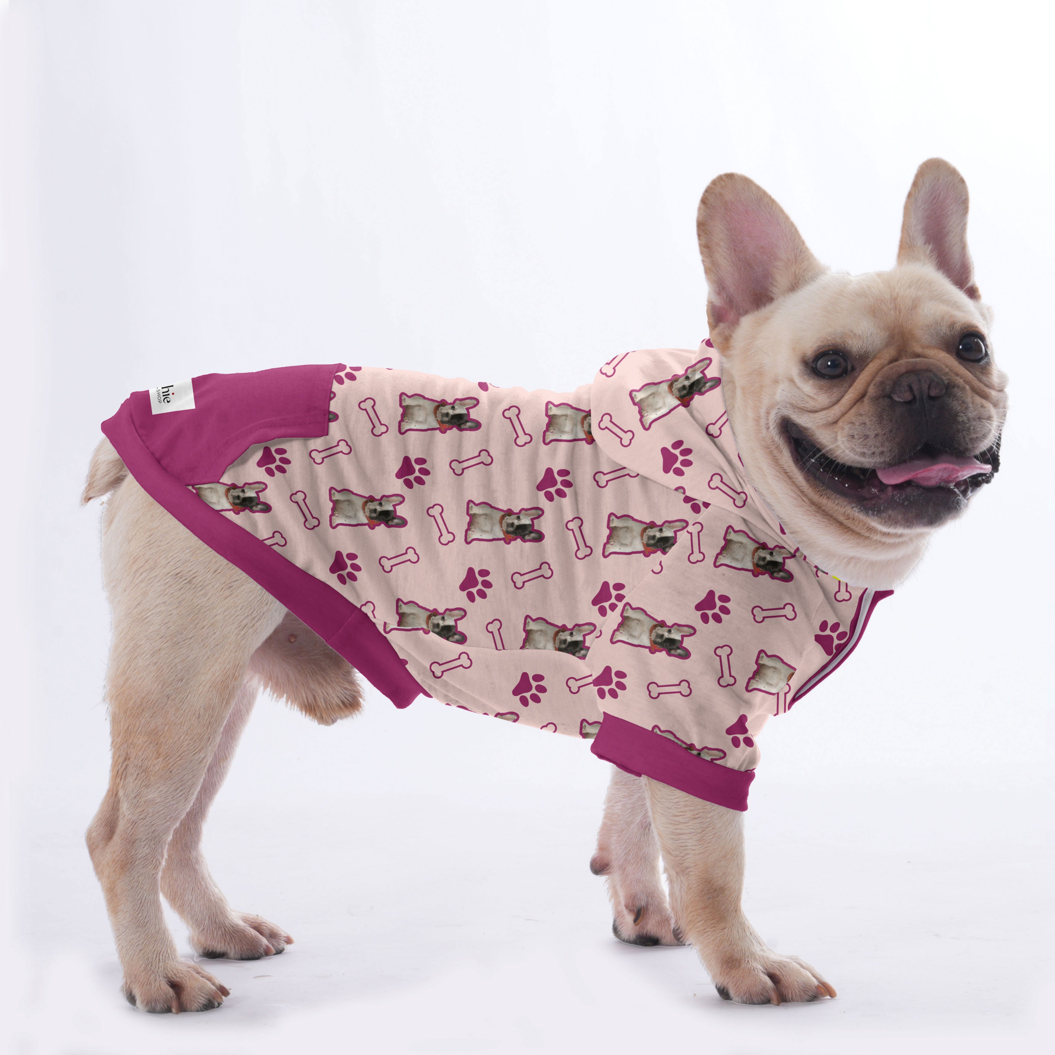 French Bulldog Customized French Bulldog Hoodies With Your Dog’s Image