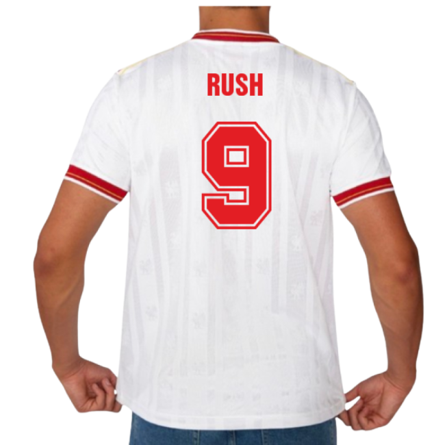 Official 1986 Liverpool Away Crown Paints Retro Shirt (rush 9)