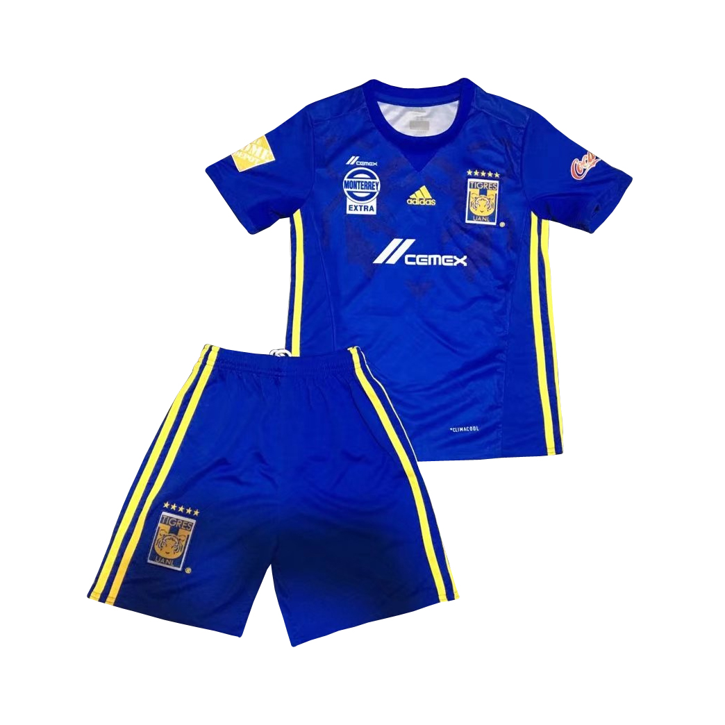 Kids Tigres UANL Away 201718 Soccer Kits ShirtShorts - Official