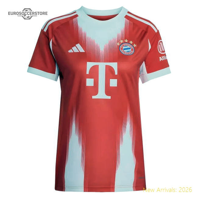 Top-Quality 2025-2026 Bayern Munich Home Shirt (Womens)