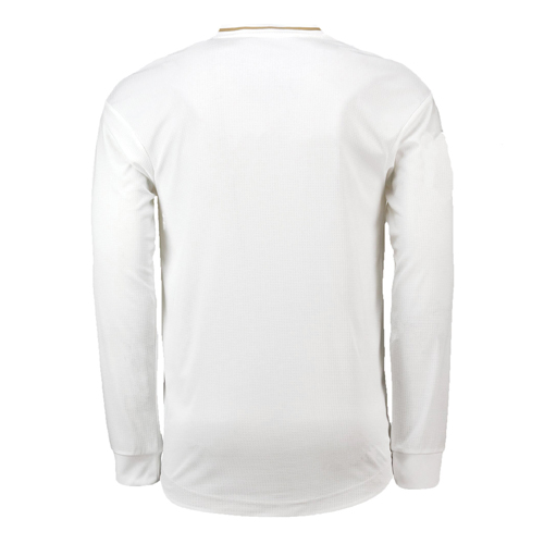 Real Madrid Home 2019-20 White Long Sleeve Soccer Jersey Shirt -