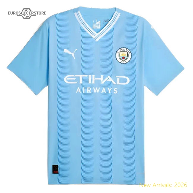 Performance 2023-2024 Official Man City Authentic Home Shirt