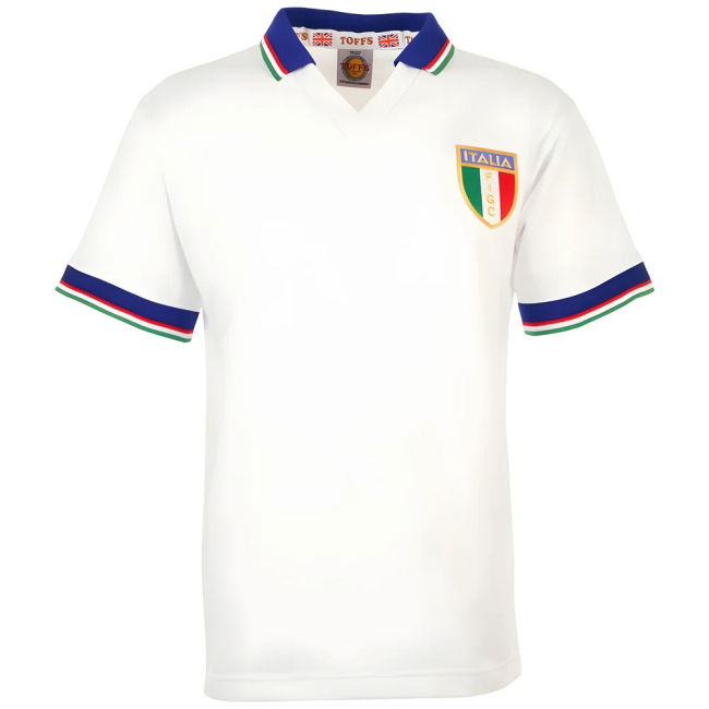 Italy 1982 World Cup Away Retro Football Shirt Euro Authentic