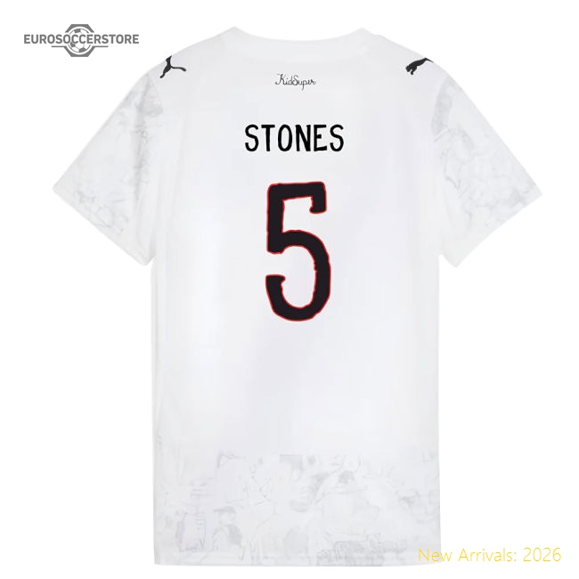 2025-2026 Manchester City Fan Wear Female 2026 Kidsuper Soccer Jersey