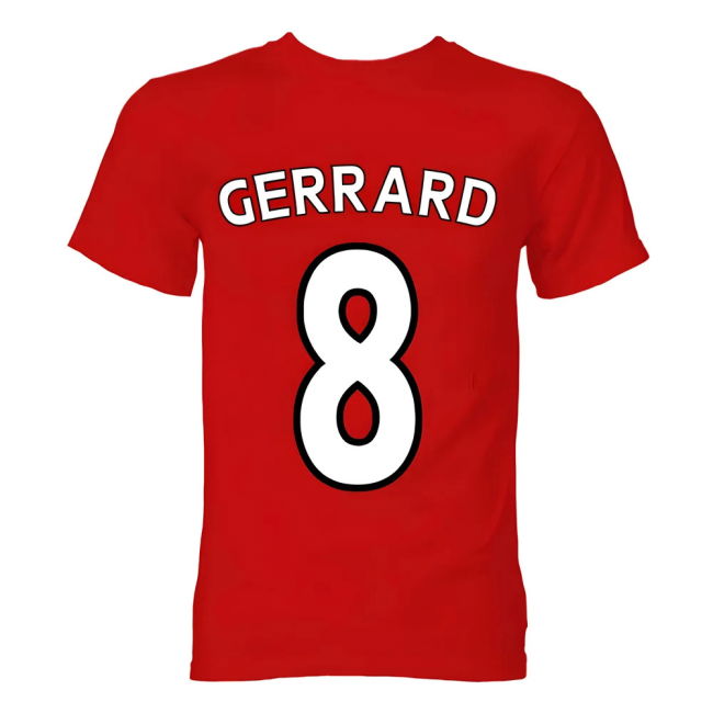 Durable 2025-2026 Liverpool T-shirt Gerrard With Limited Edition