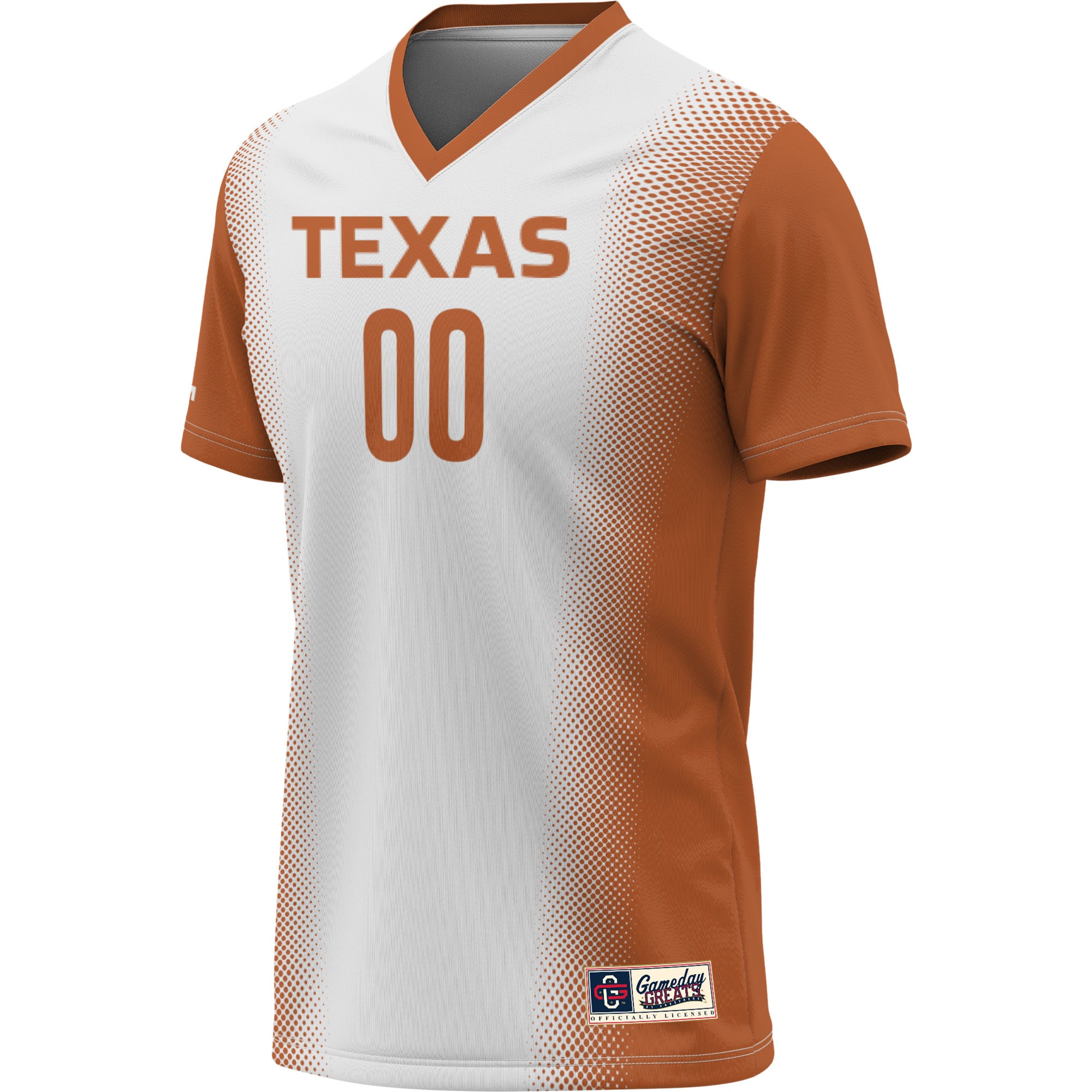 [NJP] Texas Longhorns GameDay Greats Youth NIL Pick-A-Player Lightweight Women's Soccer Jersey - White