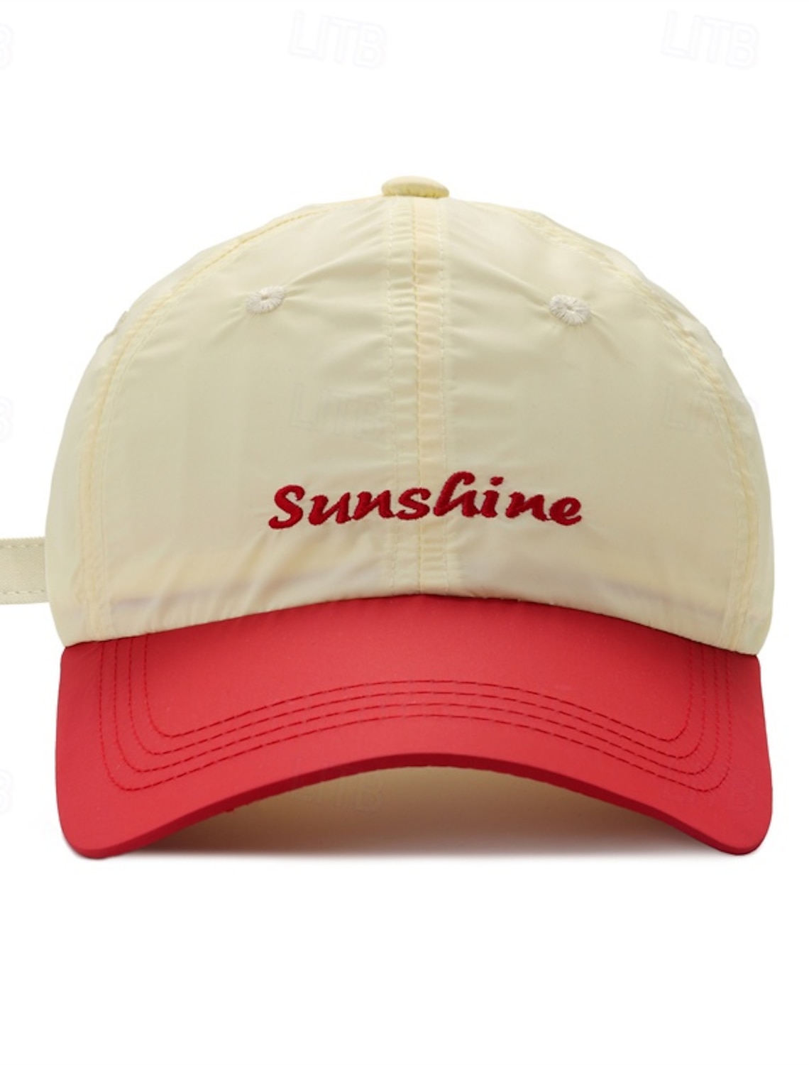 Baseball Cap Tennis Cap Men's Cap Multi Color Patchwork Quick Dry Breathable for Tennis Baseball Pickleball Summer White Pink Red