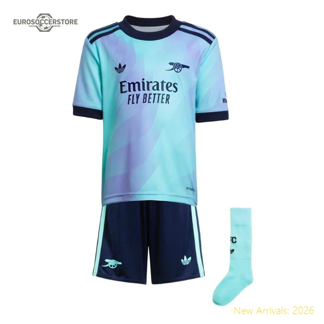 Non-toxic Arsenal Mini Jersey Odegaard 2024-2025 Performance Fabric