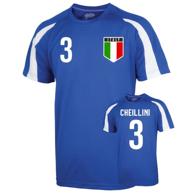 Italy Sports Training Jersey (Chiellini 3) Oranje Authentic