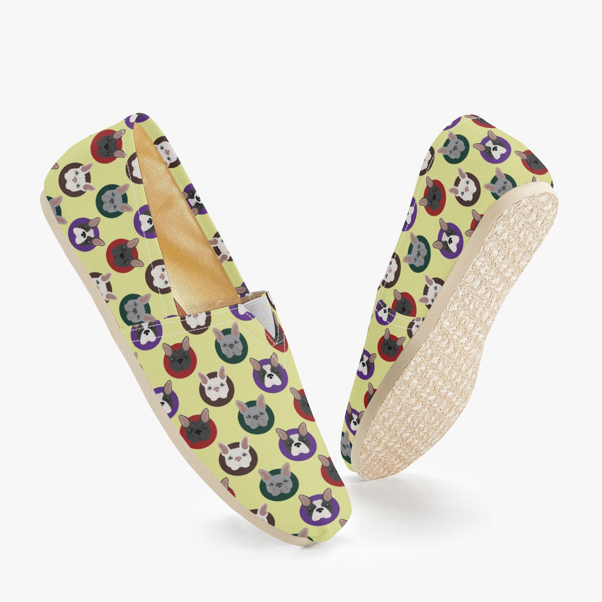 Culture-Inspired Galago - Casual Canvas Shoes for Pet Enthusiasts