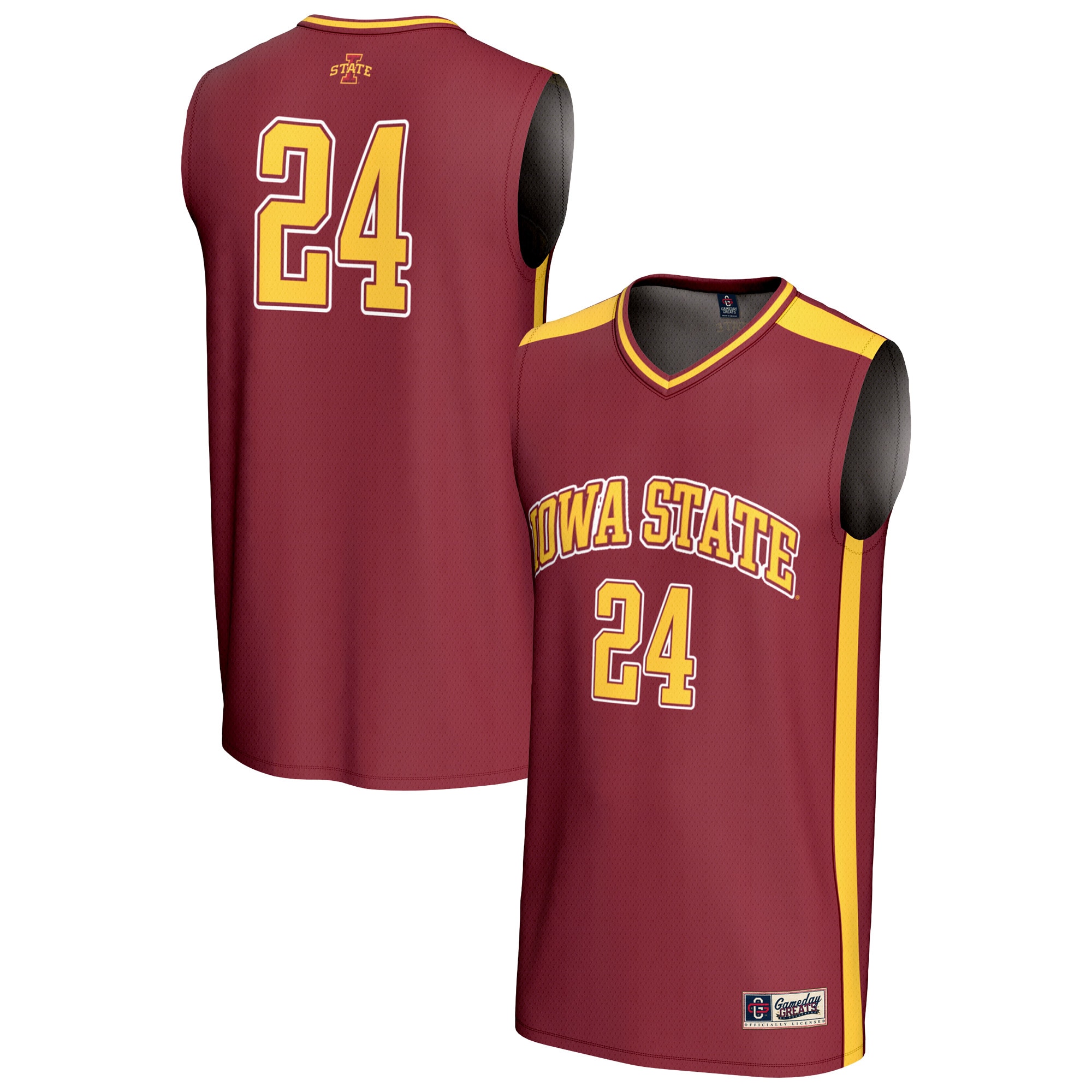 [DDG] Iowa State Cyclones GameDay Greats Youth Lightweight Collegiate Basketball Fashion Jersey - Cardinal