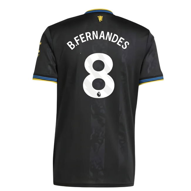 Authentic Football Manchester United Third Shirt B Fernandes #8 El...