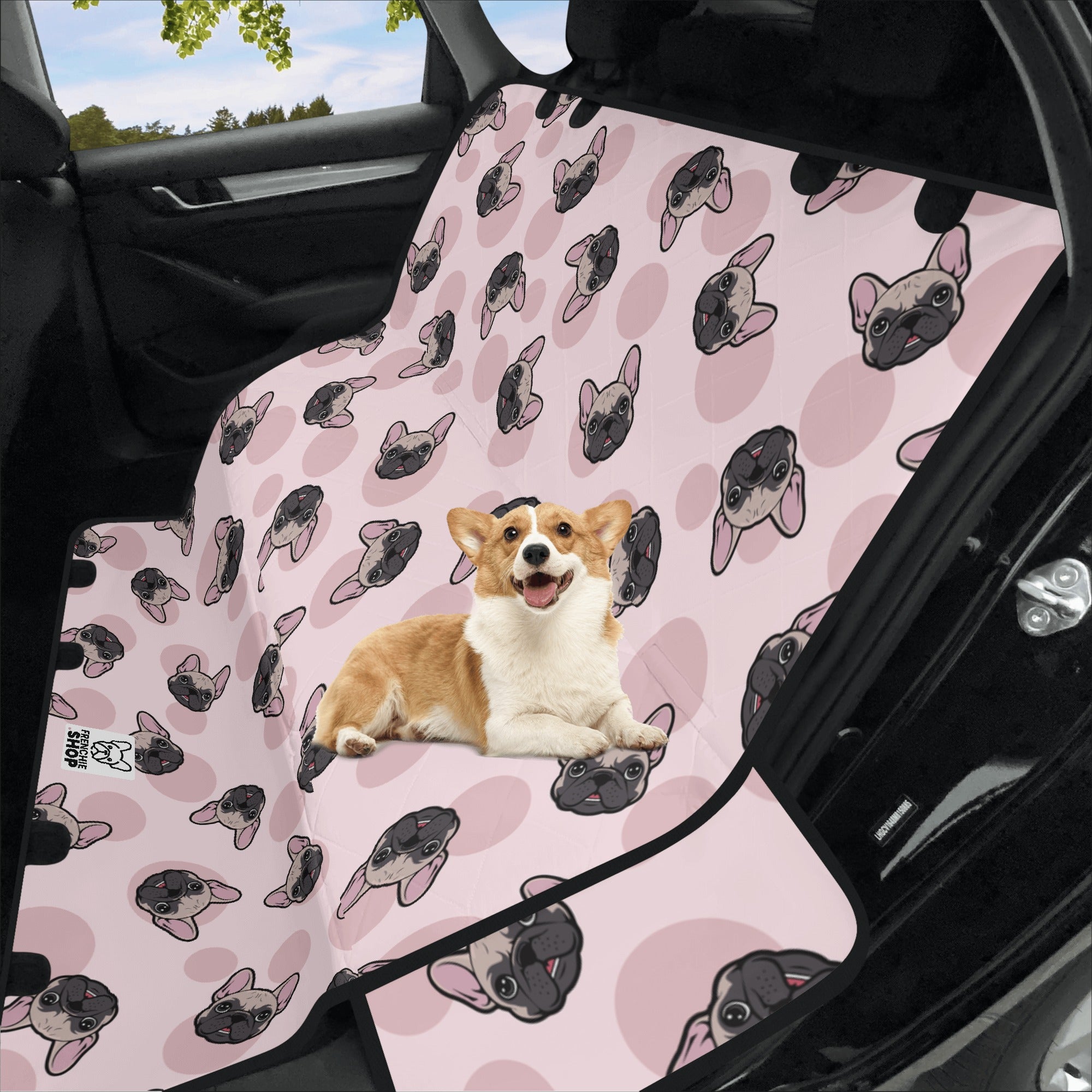 Nickel - Car Pet Seat Covers for french bulldog
