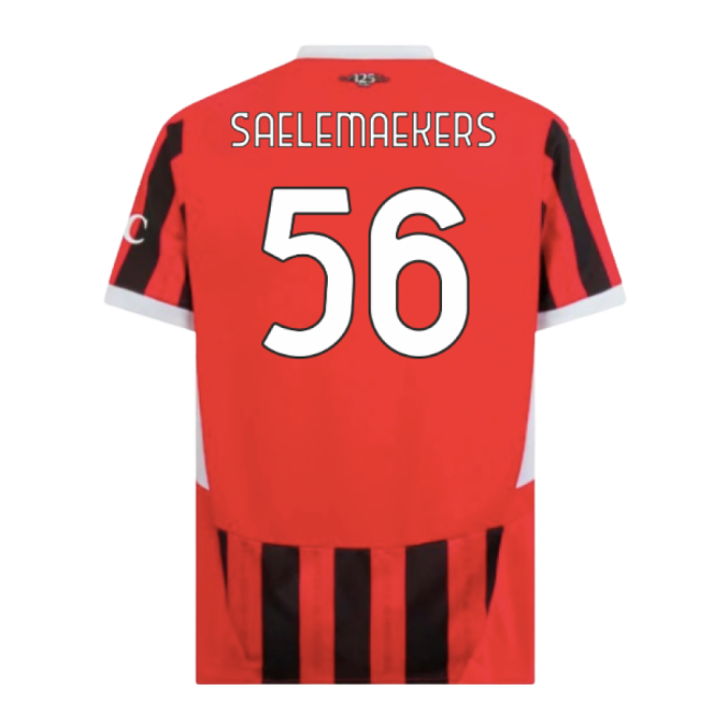 Authentic Milan Main Shirt Saelemaekers 5 #6 Official Merchandise (v5)