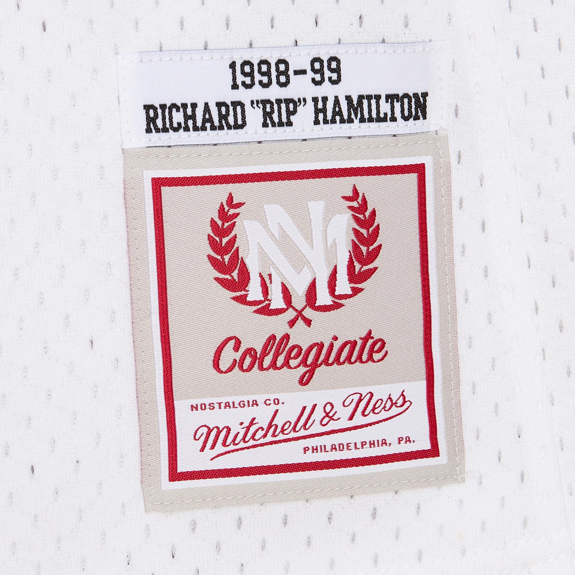 [NJP] Richard Hamilton UConn Huskies 1998/99 Jersey - White