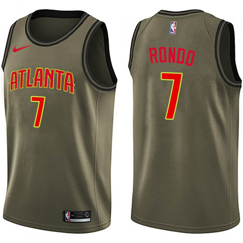 Hawks Green Atlanta Hawks #7 Nike Jersey - Game Day Wear