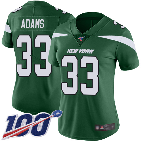 NFL Y J Jets #33 Jamal Adams Limited Green Jersey - Fan Favorite