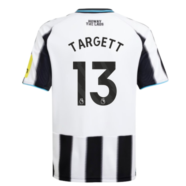 2025-2026 Newcastle Home Shirt (kids) (targett 13) - Unbeatable Value