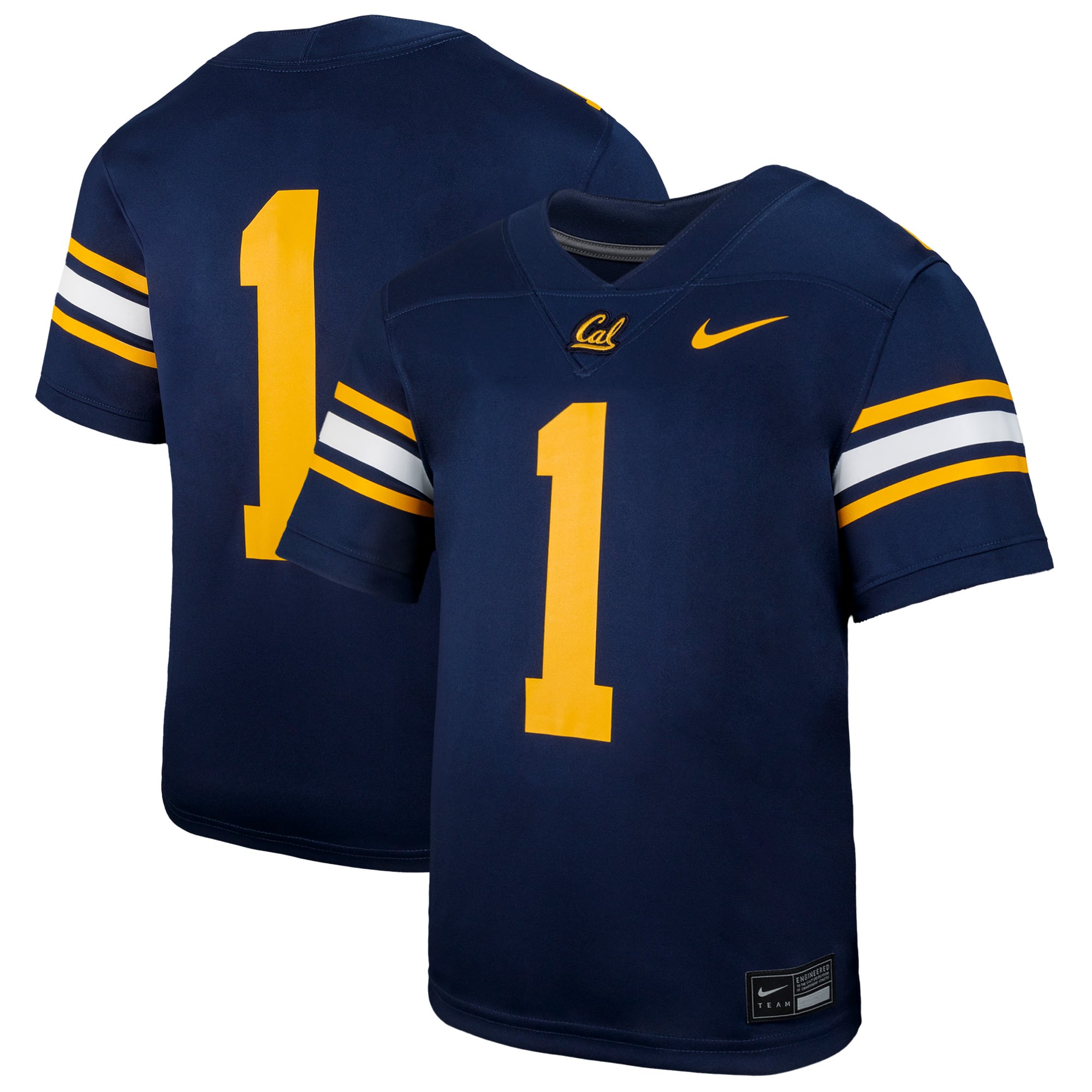 #1 Cal Bears Nike Youth Untouchable Replica Game Jersey - Navy