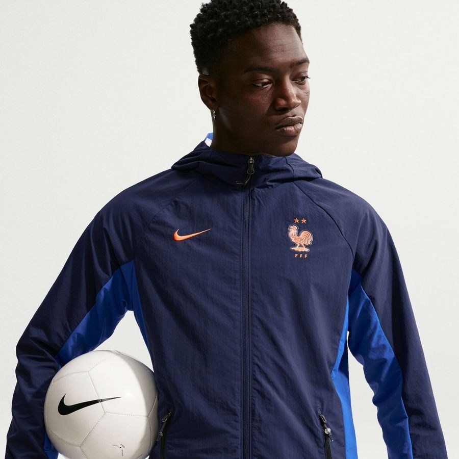 [EFKS] 2026 France Jacket Dri FIT AWF Woven World Cup Blackened Blue/Game