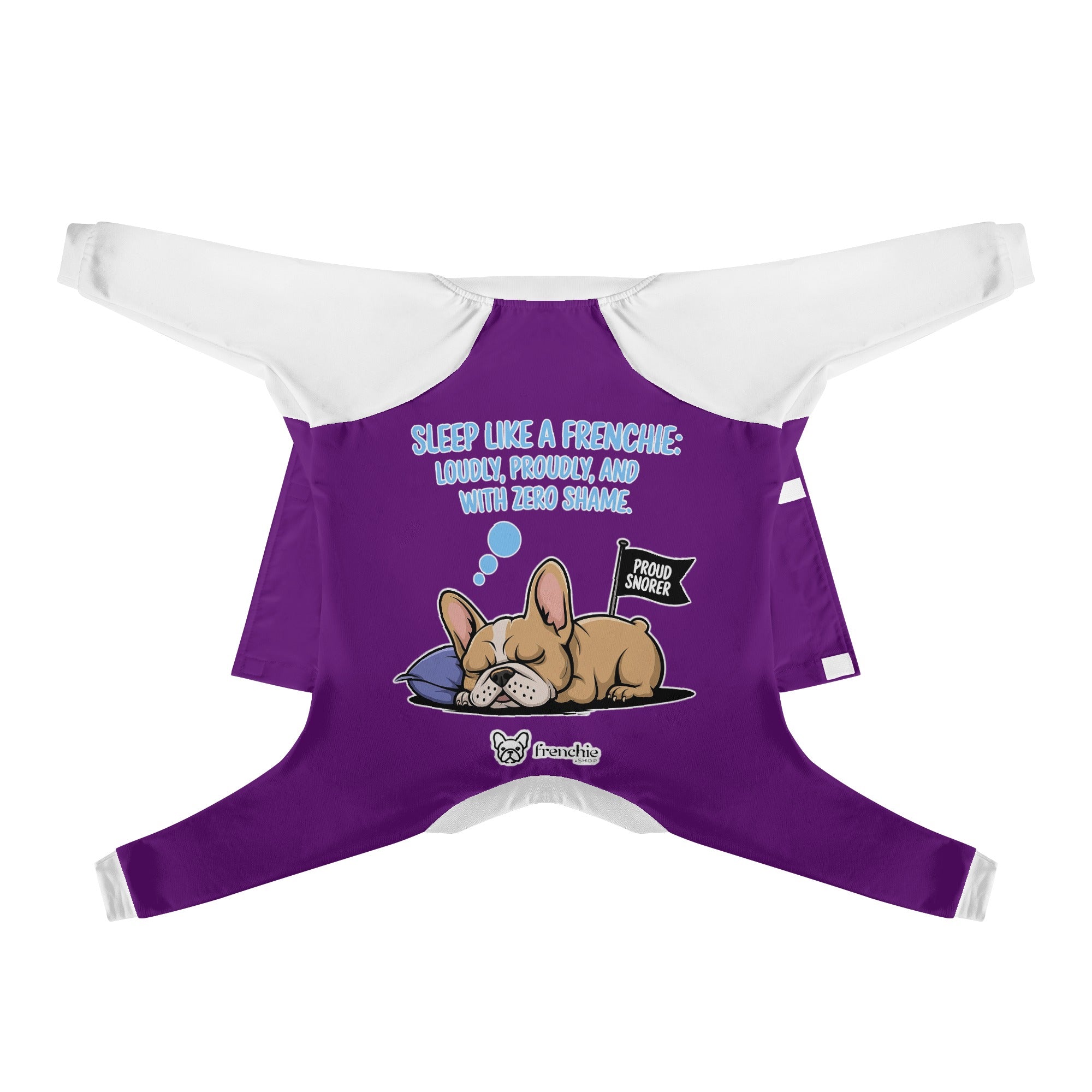 Sleep like a Frenchie: Loudly, proudly, and with zero shame. - Frenchie Pajamas – Ultra-Soft, Cozy, & Adorably Stylish