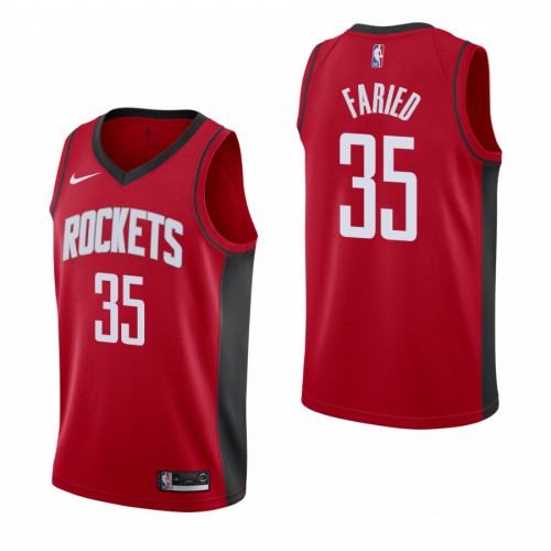 Red Houston Rockets #35 Vintage Jersey Game Day Wear Game Day Wear