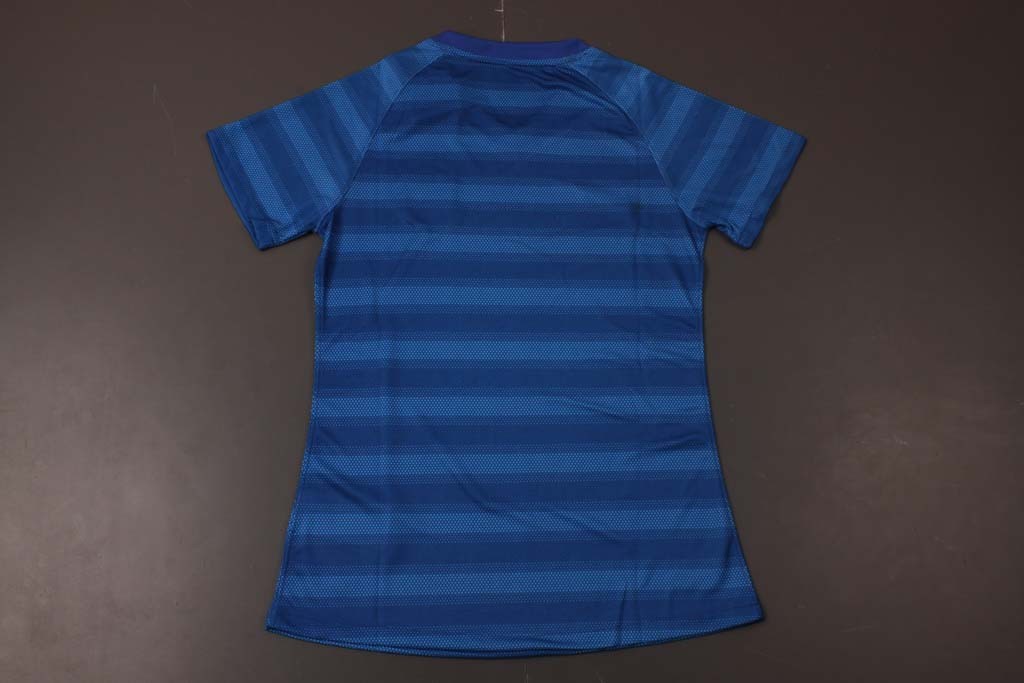 High Performance Women 2014 Brazil Away Blue Soccer Jersey Shirt