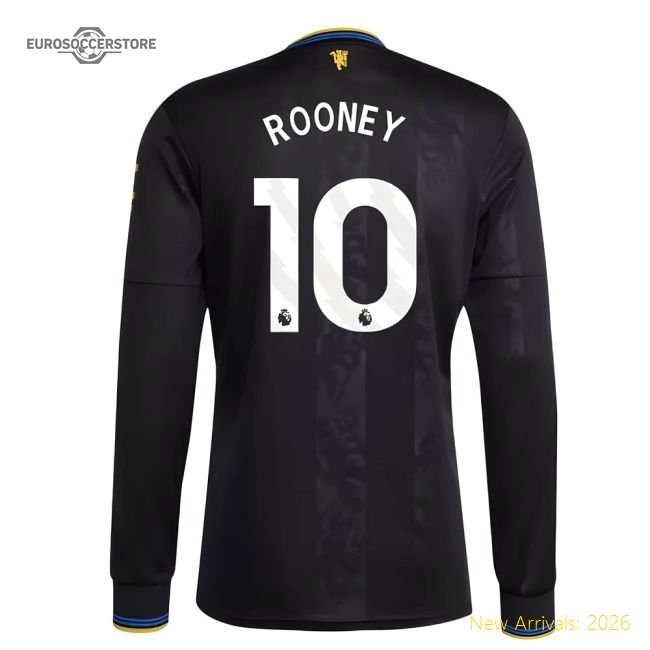 2025-2026 Man Utd Long Sleeve Third Shirt (rooney 10) - Authentic Design