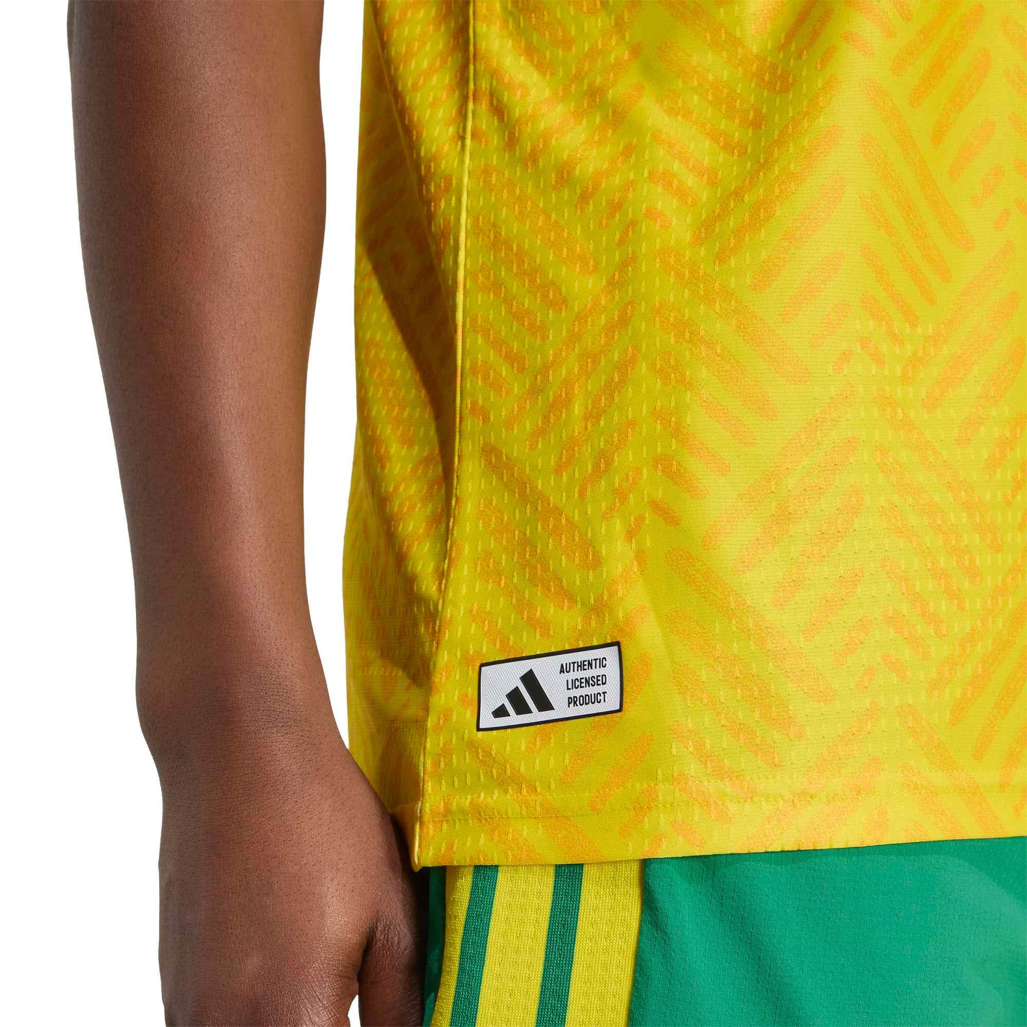 [SJH] South Africa National Team Home On-Field Authentic Jersey - Yellow