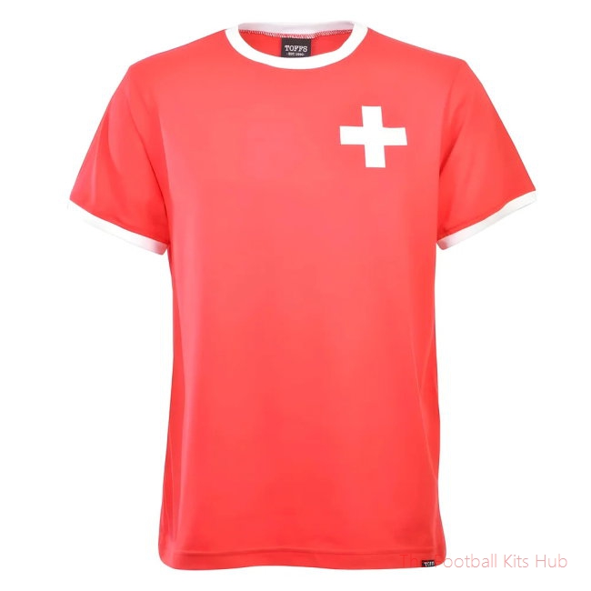 Switzerland 12th Man- Red/White Ringer