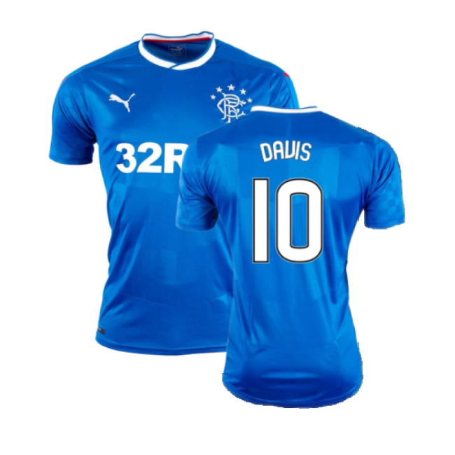 Rangers Fc Home Jersey Rangers 201 #6 2025-2026 Season Fan Favor (v9)