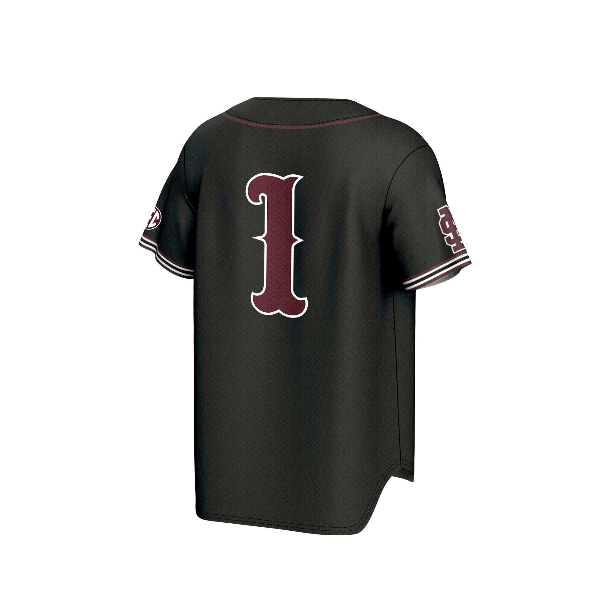[NJP] Mississippi State Bulldogs GameDay Greats Youth Lightweight Collegiate Baseball Fashion Jersey - Black