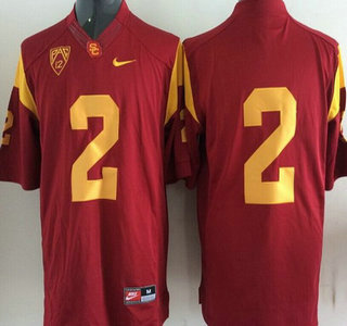 Men's None Red 2015 team authorized None #2 official Jersey match worn