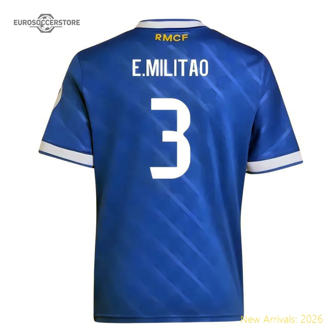 Fan-Favorite 2025-2026 Real Madrid Third Shirt (Kids) (E.Militao 3)