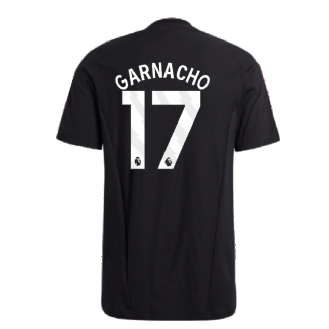 Authentic Design Football Man Utd Training Tee Black Garnacho #17 ...