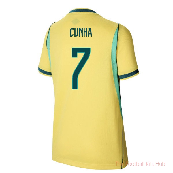[LK] 2026/27 Brazil Home Shirt (Kids) (Cunha 7)